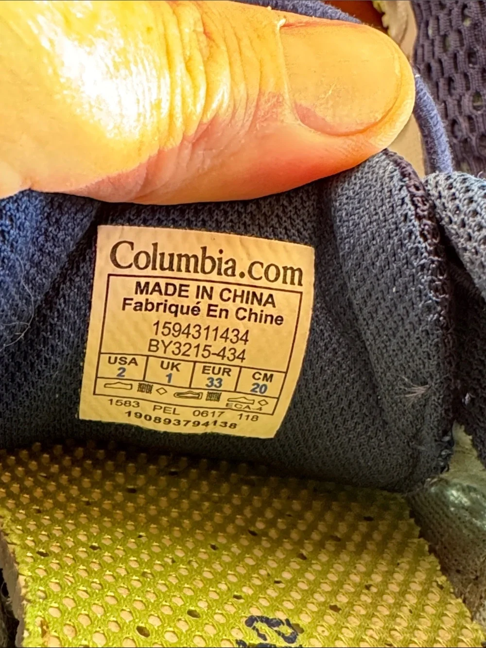 Columbia Unisex Youth Drainmaker III Water & Hiking Lightweight Sneakers Size 2